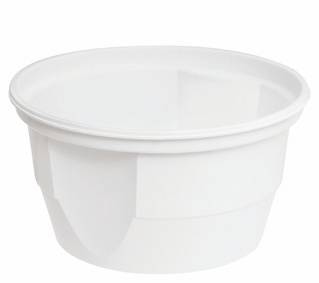 Poj. na zupę PP Easy Handle biały 340ml (460 top)  op.50 szt. ++ IK