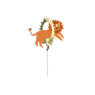 Topper na tort;  Lew - 16x16cm