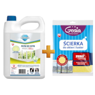 Płyn do szyb 5l Sensit + ścierka do szyb