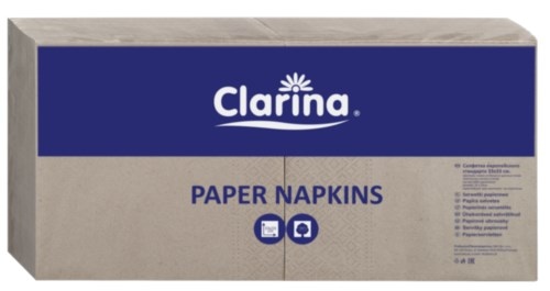 Serwetki 33x33cm  skł. 2-warst.  brązowe  AKU5990  op.250 szt.  (10)