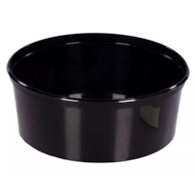 Poj. na zupę PP okrągły  fi 125mm  350ml  op.50 szt. (9) czarny. PRE125/350 DC