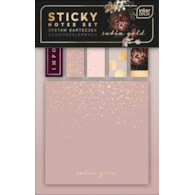 Notes samoprz. Satin Gold - zestaw