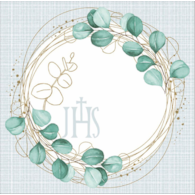 Serwetki 40x40cm flizelinowe skł.  Komunia święta  op.60 szt. (6) Communion Gre