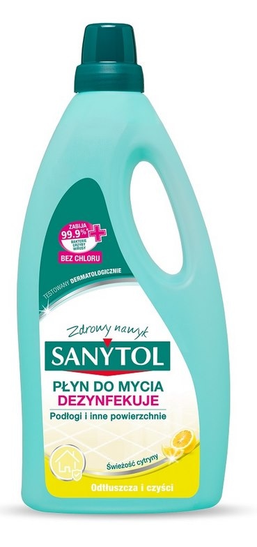 Płyn uniwersalny 1l  Sanytol - dezynfekujący, cytrynowy