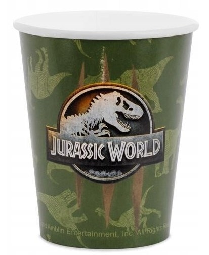 Kubek papier. 250ml  op.  6 szt. powl. - Jurassic World