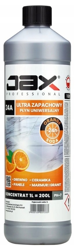 Płyn uniwersalny 1l  Jax Professional 24A  Orange Soda, 1l