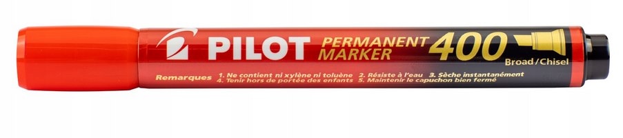 Marker perm.ścięty  Pilot SCA-400, czerwony