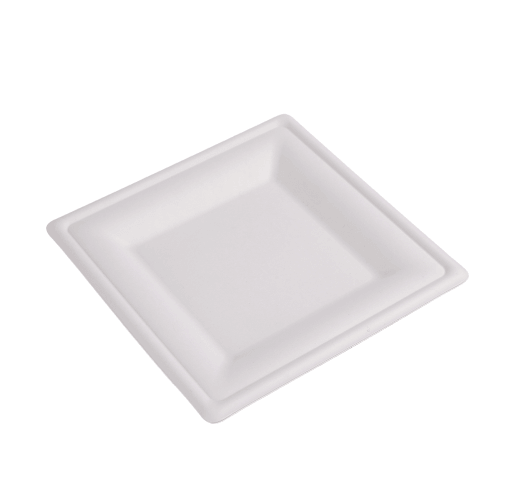 Talerz pulpa kwadrat średni; op.50 szt. 20x20cm   (10)