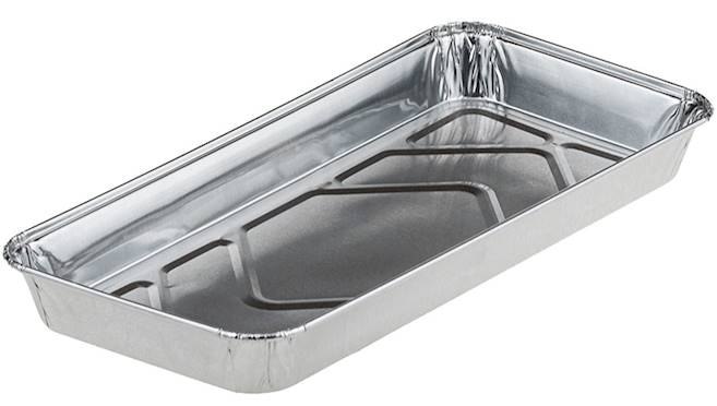 Foremka aluminiowa - prost.  650ml, 25,9x11,6x2,8cm (R38g P) op.100 szt.  (14)