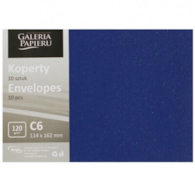 Koperta ozdobna C6  Mika granatowy, 120g   op.10 szt.