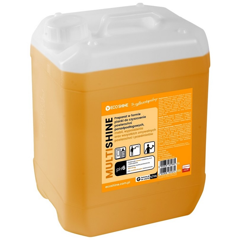 Płyn uniwersalny 5l  Multishine do wszystkich powierzchni ponadpodłogowych