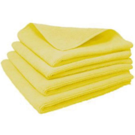 Ścierka z mikrofibry  32x32 uniwersalna HS650  żółta