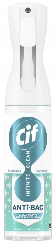 Cif Infinite Clean spray 280ml  Anti-bac Lemon & Aloe Vera