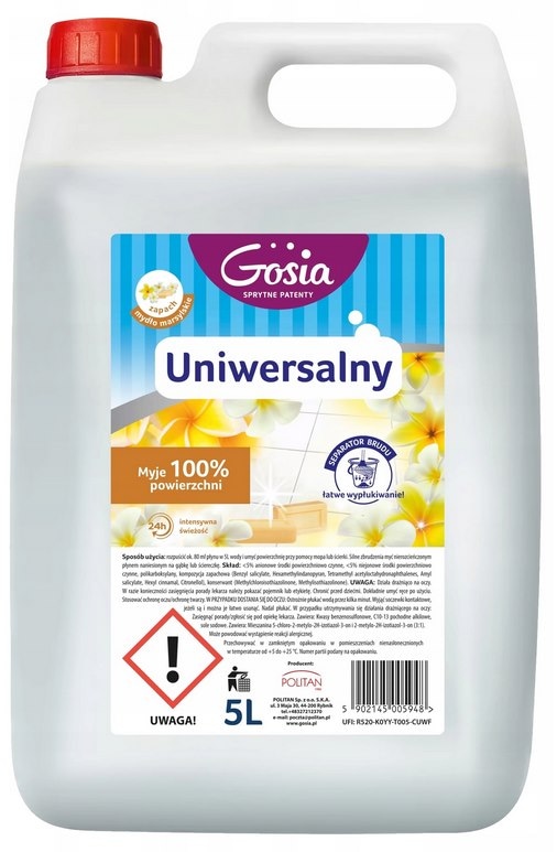 Płyn uniwersalny 5l  Gosia Mydło Marsylskie