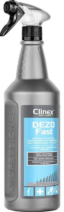 Płyn do dezynfekcji powierzchni  DezoFast Clinex 1l