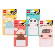 Notes samoprz. 76x101  Deli 15k. mix zwierzątka