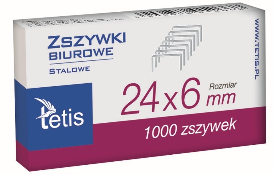 Zszywki #24/6 Tetis