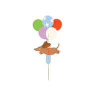 Topper na tort;  Jamnik - 9x17cm