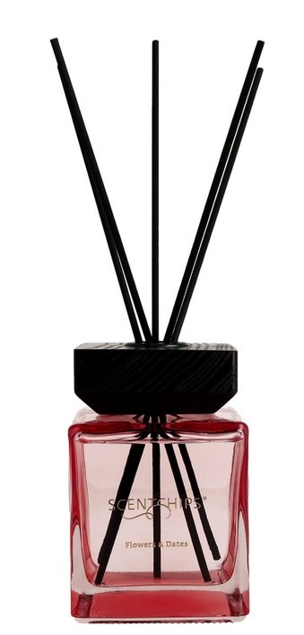 Dyfuzor zapachowy Square Flowers&Dates różowy, 250ml