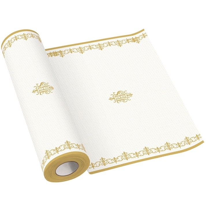 Bieżnik  Arlaid 0,4x24m - Komunia święta, IHS Monogram   (4)