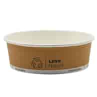 Poj. na sałatkę papier. brąz.- białe  okrągły  1130ml/1300ml  op.50 szt. (6)   29990  plastic free