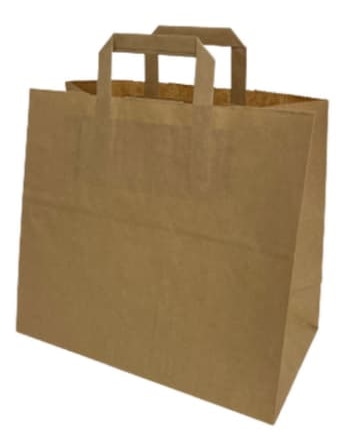 Torba papier.brązowa 32x17x29cm; u.płaski; op.100 szt. P7012 Fantastic