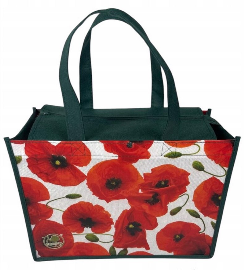 Torba Gam 34x25x15  Maki, laminowana z zamkiem