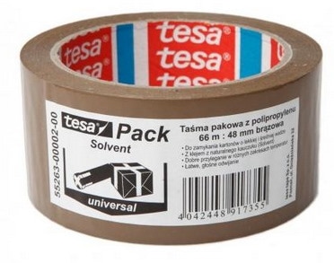 Taśma pak.  brąz. 66x48 Tesapack super mocna
