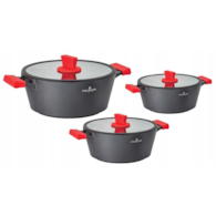 Zwieger Obsidian  Zestaw garnków 6-el.