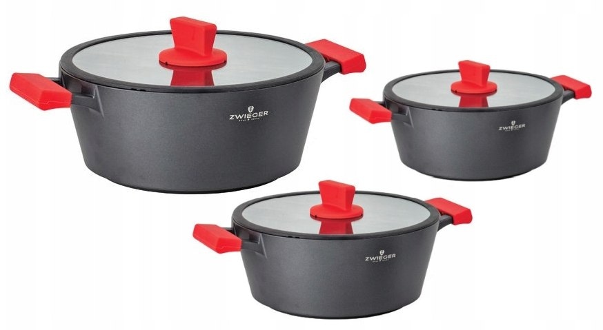 Zwieger Obsidian  Zestaw garnków 6-el.
