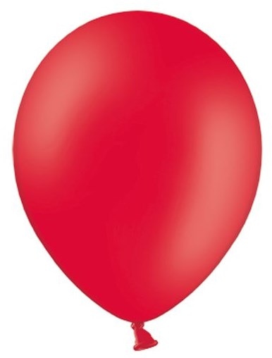 Balon 27cm  op.100 szt. Pastel Red - czerwony