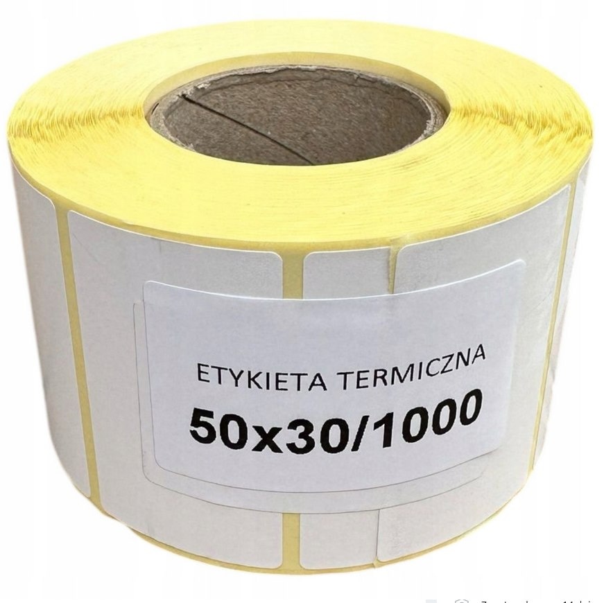 Etykieta termiczna  50x30 op.1000 szt.   (45) EU