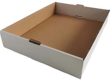 Pudełko na ciastka 34,2x25,3x4 3wB2; op.50 szt.  (bez półki) ++