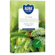 Świeczki-podgrzewacze zapachowe  op.6 szt. p15-273  jodła; Aura