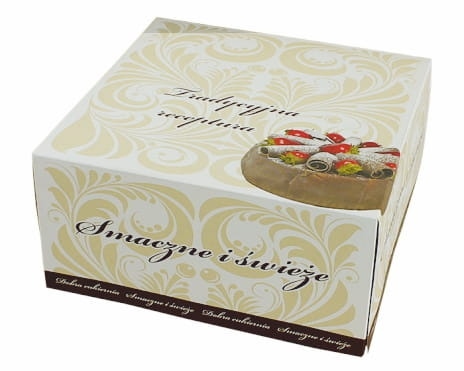 Pudełko 22x22x11cm  Ornament   op.50 szt. P1979