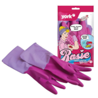 Rękawice gumowe York Rosie M  zapachowe