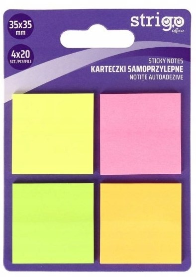 Notes samoprz. 35x35  op.4 szt.