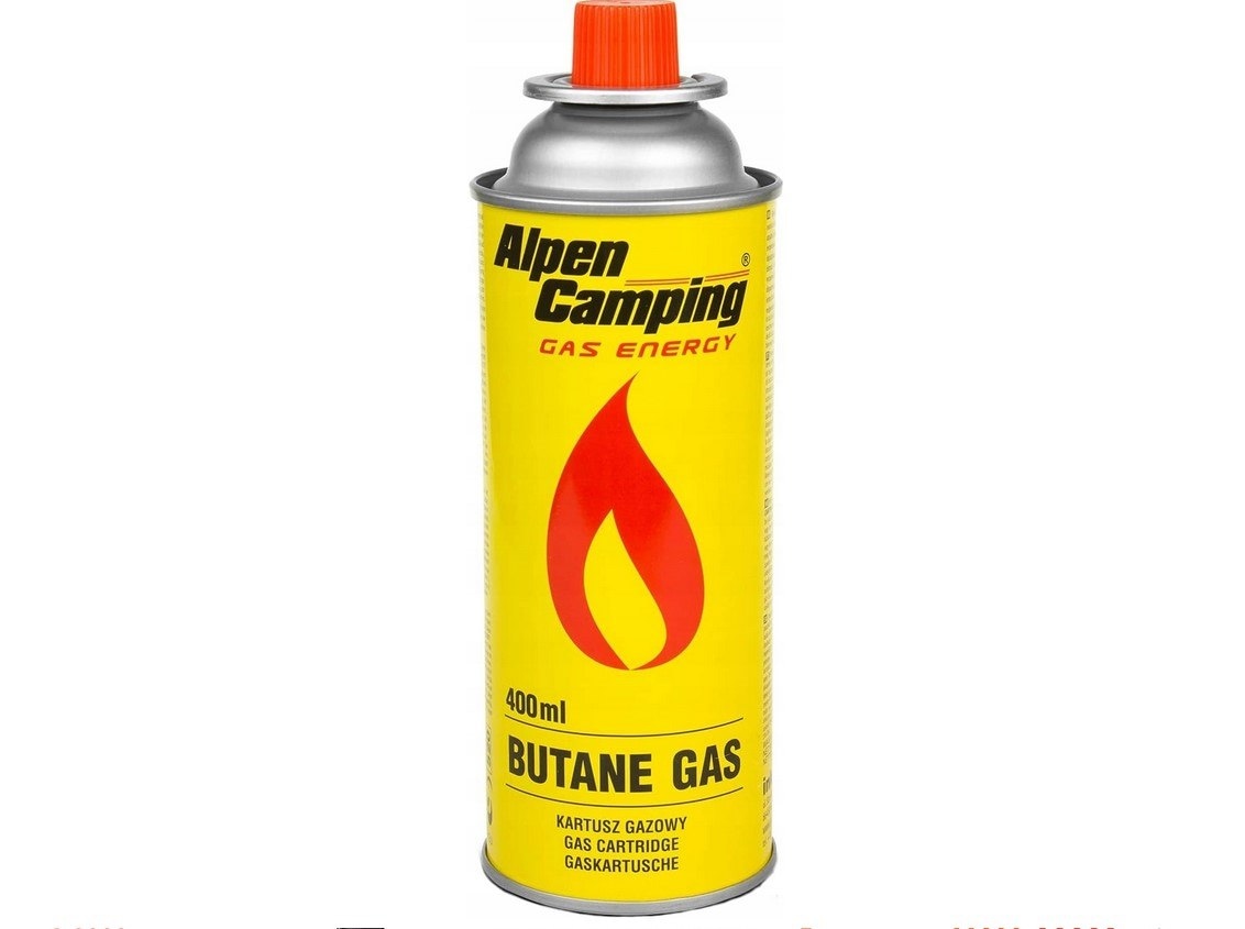 Gaz do palników oraz kuchenek -nabój w butli 227g, 400ml  kartusz gazowy