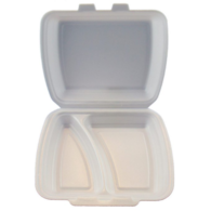 Poj. na obiad  2-dziel.  op.125 szt. (1) XPS biały  MBE/2 ++