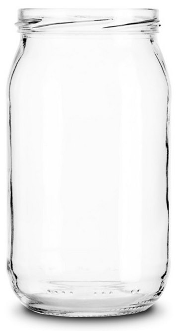 Słoik szklany 900ml  TO82;  zgrz. 8szt. (180)