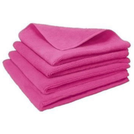 Ścierka z mikrofibry  32x32 uniwersalna HS650  różowa