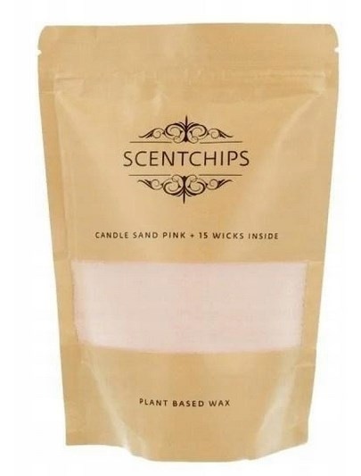 Piasek do świec różowy, 250g