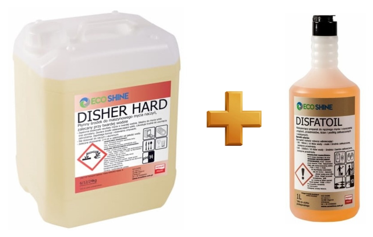 Płyn do zmywarek 12kg  Disher Hard