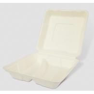 Poj. na obiad pulpa 2-dziel. 21,5x21,5x6cm  op.50 szt. (4) BPWFMB2