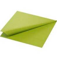 Serwetki 33x33cm  skł. 2-warst.  zielone jasne - kiwi  op.125 szt.   (16)  160094