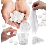 Ręczniki skompresowane  op.500 szt.