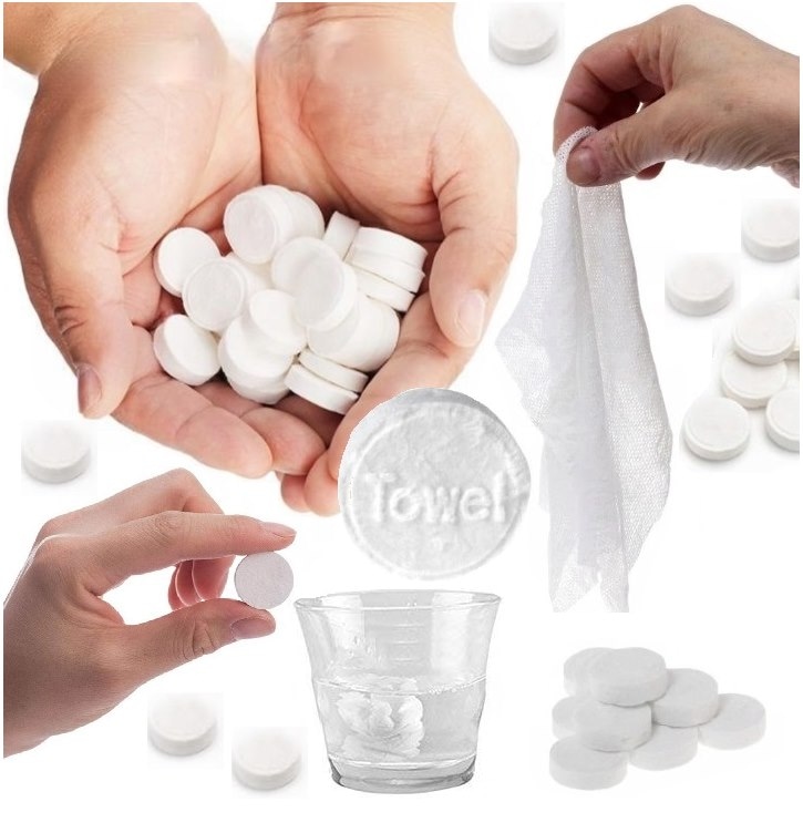 Ręczniki skompresowane  op.500 szt.