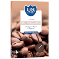 Świeczki-podgrzewacze zapachowe  op.6 szt. p15-89 kawa; Aura