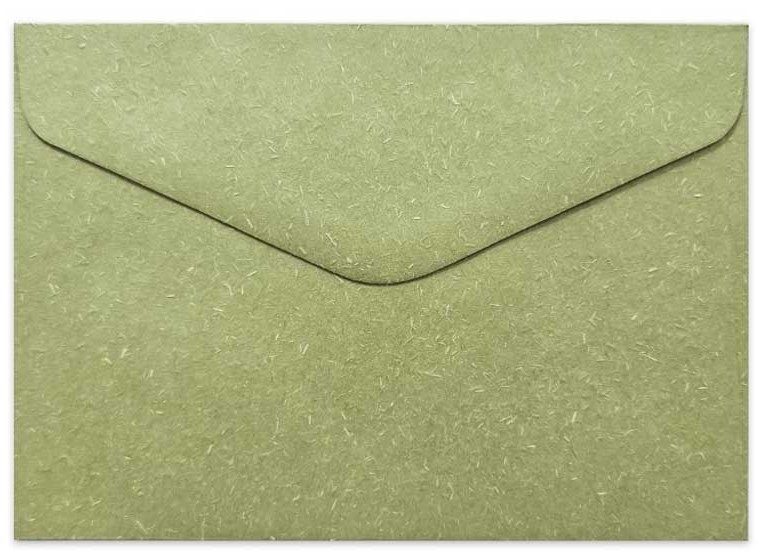 Koperta ozdobna C6  Wood oliwkowa, 120g   op.10 szt.