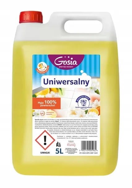 Płyn uniwersalny 5l  Gosia Egzotyczne Cytrusy  + worki do lodu